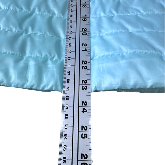 Lilly Pulitzer Puffer Vest Women’s Small Whisper Blue Pockets Full Zip Front - Picture 9 of 9